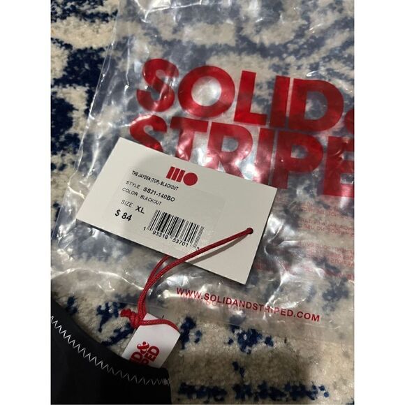 NWT Solid & Striped X Sloane Stephens Jayden Bikini Top - Picture 5 of 10